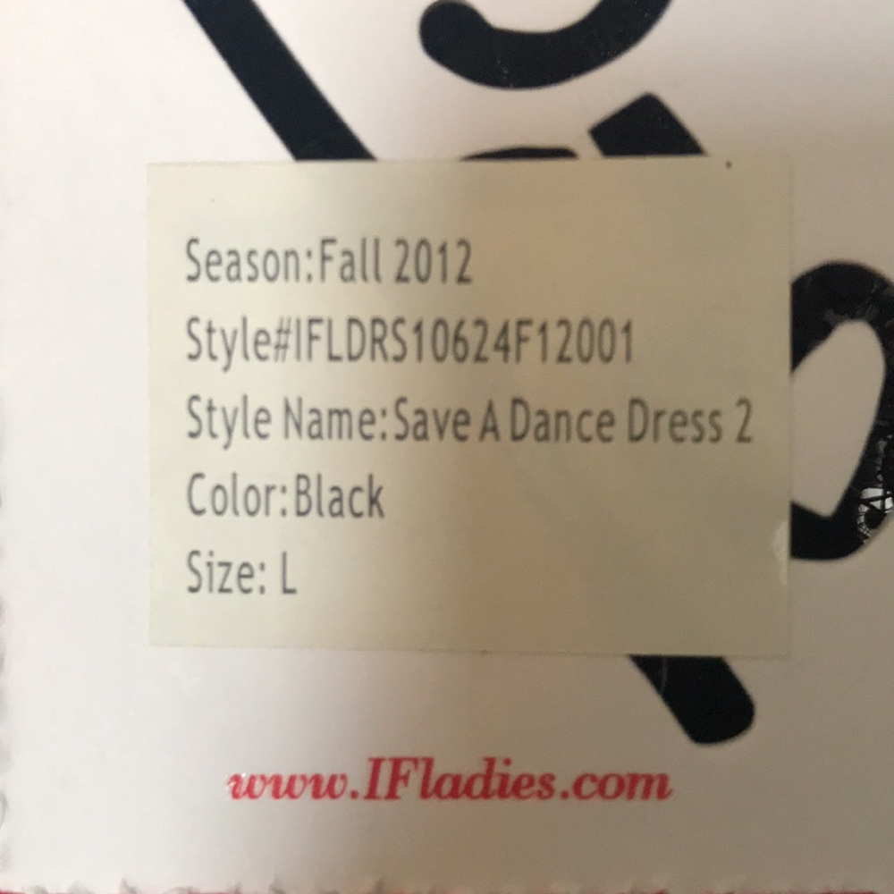 NWT Iron Fist “Save A Dance Dress” - Size Large - Color Black - Picture 8 of 9